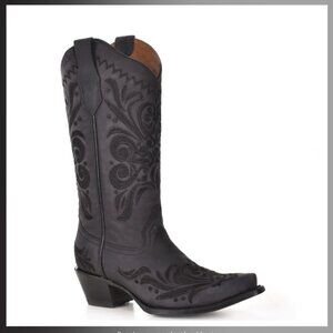 GUC - Corral Circle G Women's Filigree Embroidered Western Boots